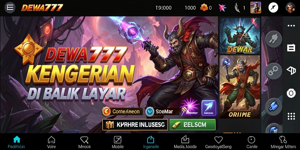 Gameplay DEWA777 yang mencekam dengan nuansa Horror yang kuat.