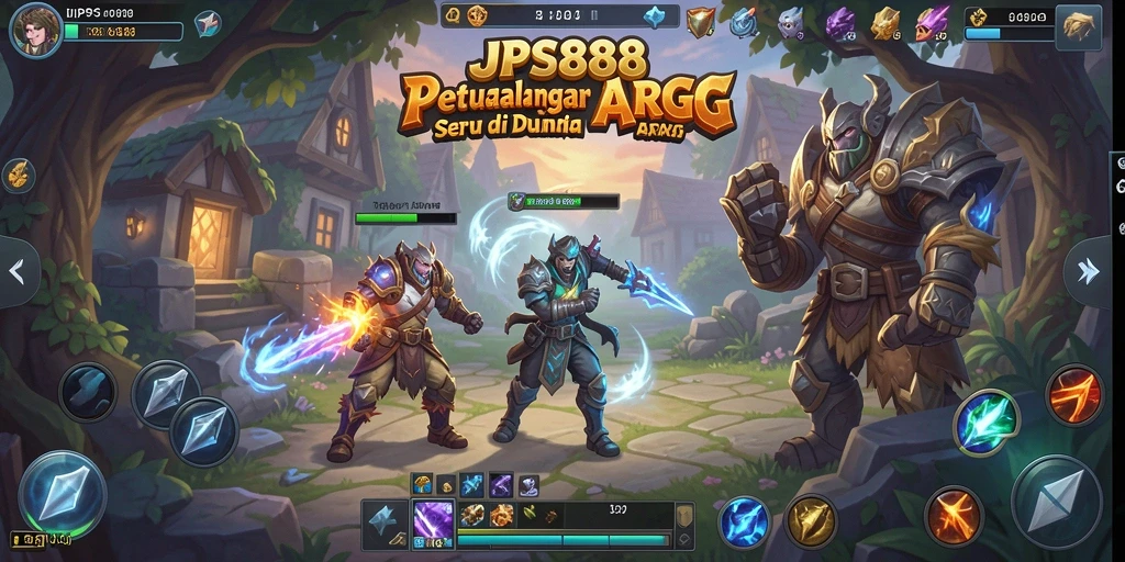 Screenshot gameplay JPS888 yang menampilkan aksi seru dalam petualangan ARPG.