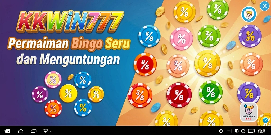 Tampilan gameplay Bingo yang seru di KKWIN777.