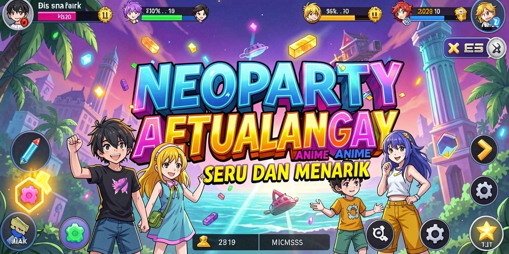 Tampilkan gameplay NEOPARTY yang menakjubkan di dunia anime.