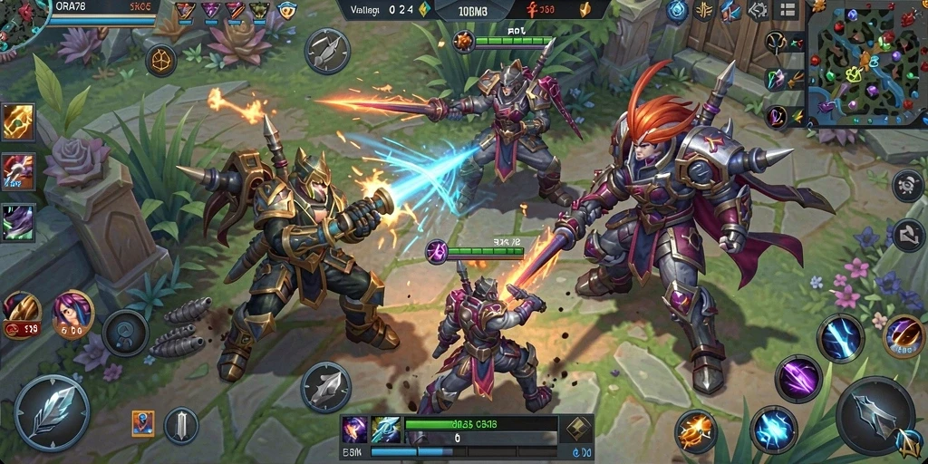 Tampilan screenshot gameplay ORA78 yang mendebarkan dan penuh aksi.