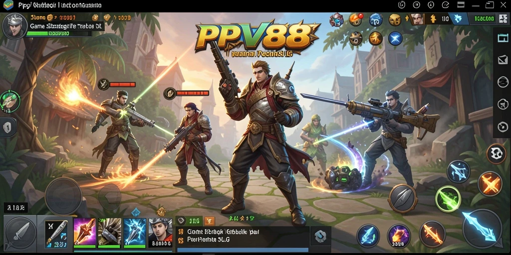 Menampilkan aksi strategis seru dalam gameplay PPV88.