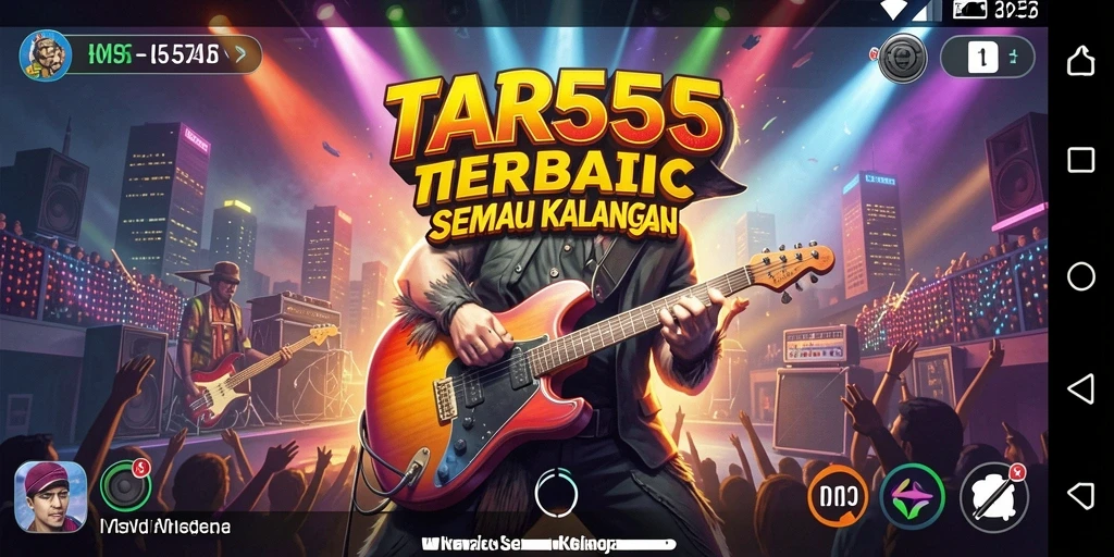 Tampilan gameplay TAR555 yang mengasyikkan dan penuh warna.