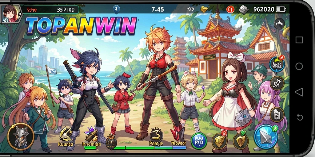 Gameplay unik dan karakter Anime yang menarik.