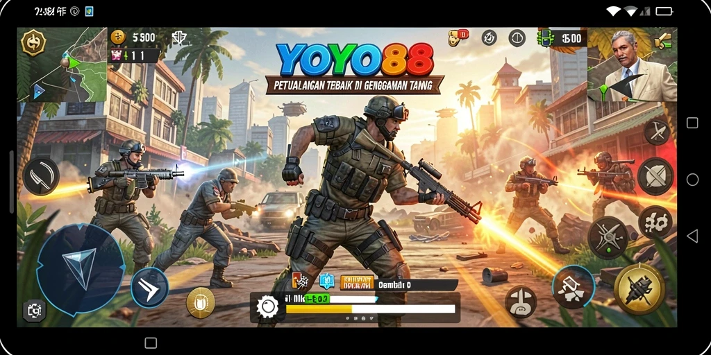 Tampilan gameplay mendebarkan dalam YOYO88 dengan aksi penuh tantangan.