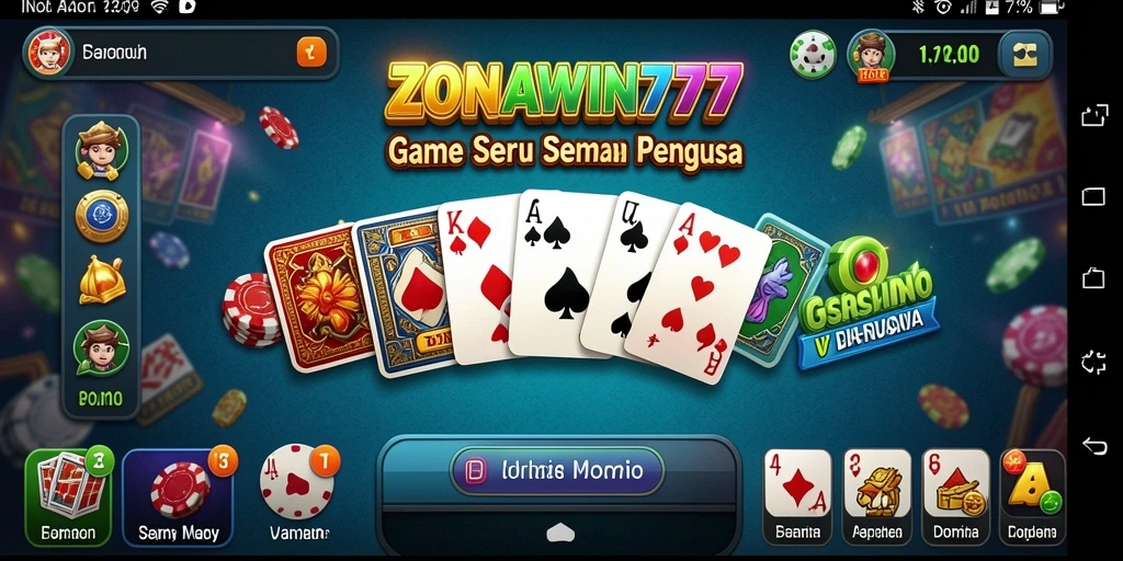 Tampilan gameplay seru dan interaktif di ZONAWIN777.
